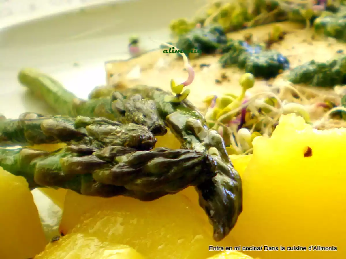 Emperador con mantequilla de perejil / Espadon au beurre de persil - foto 3