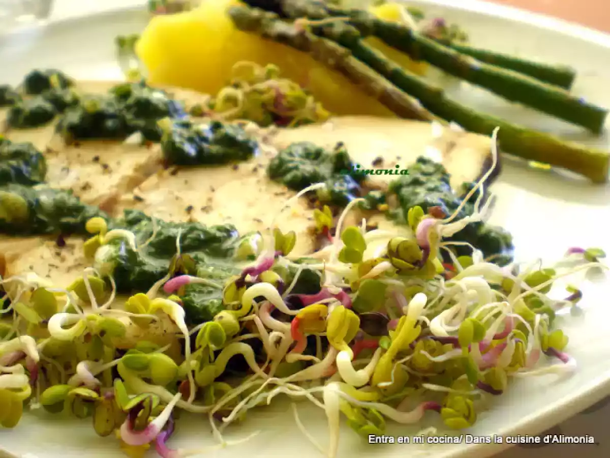 Emperador con mantequilla de perejil / Espadon au beurre de persil - foto 6