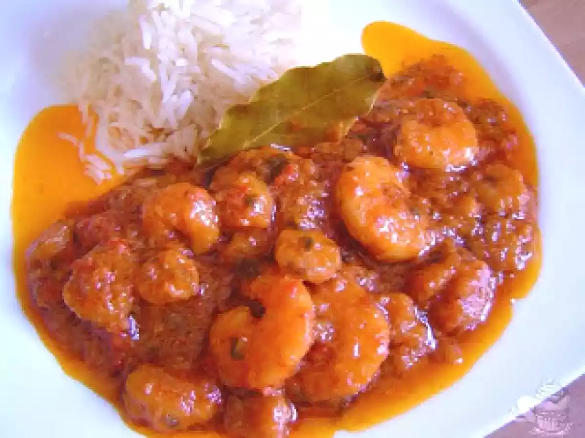 Enchilada de langostinos