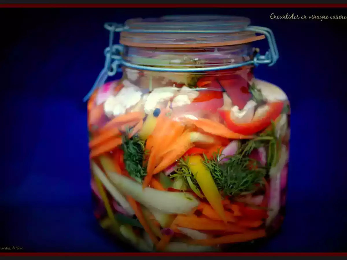 Encurtidos en vinagre caseros