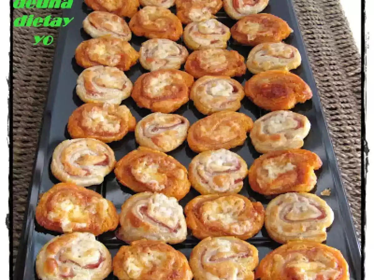 ENROLLADOS DE JAMÓN/QUESO Y SOBRASADA/QUESO