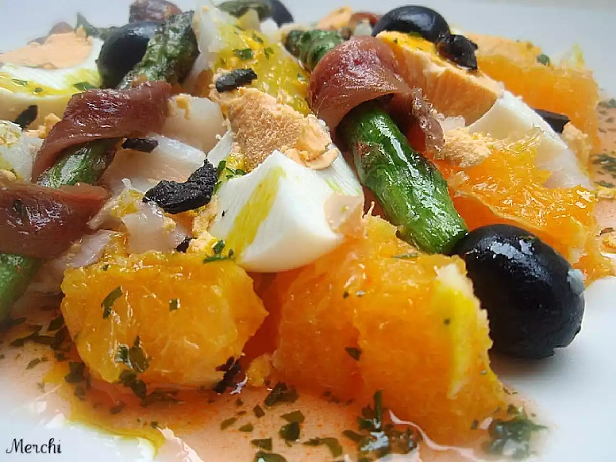 Ensalada agridulce de bacalao - foto 2