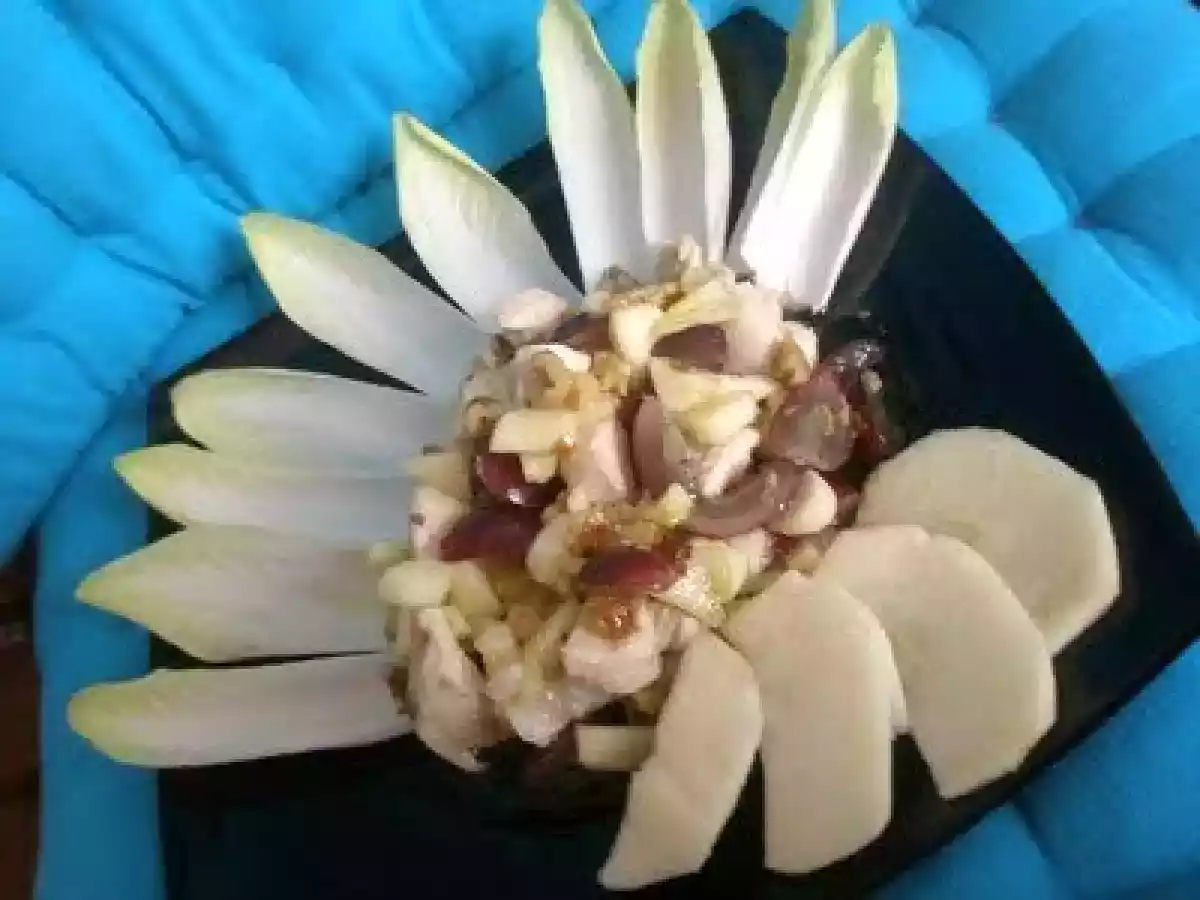 Ensalada agridulce de pollo