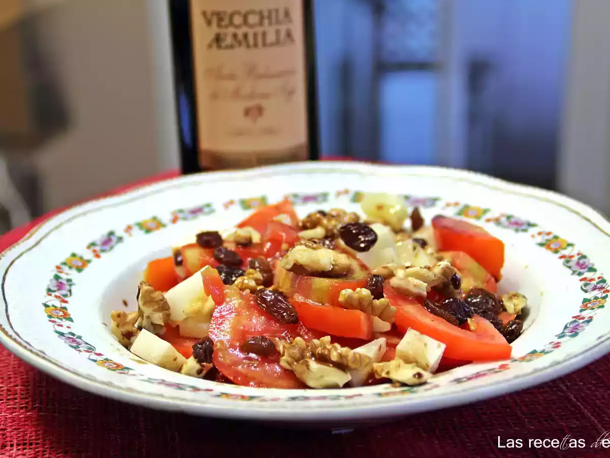 Ensalada balsámica de tomate