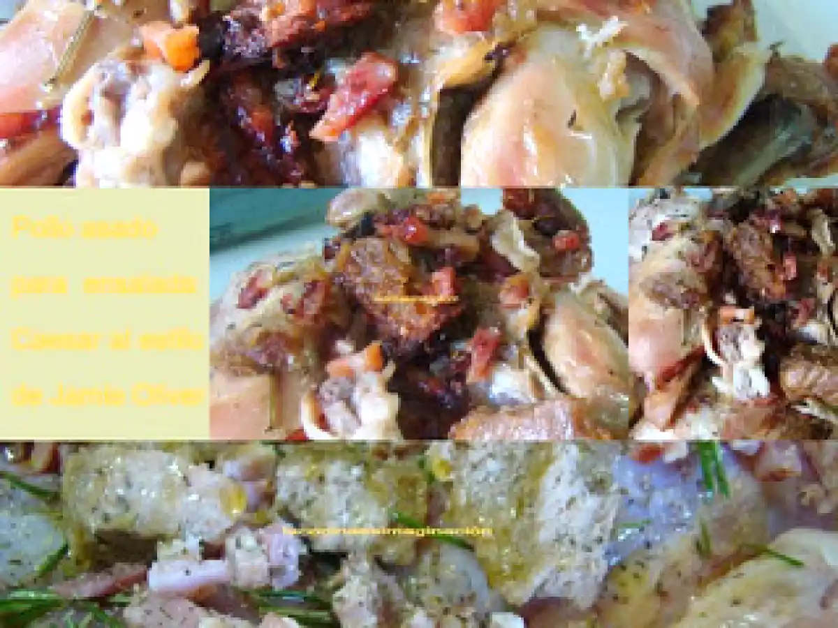 Ensalada Caesar de Jamie Oliver