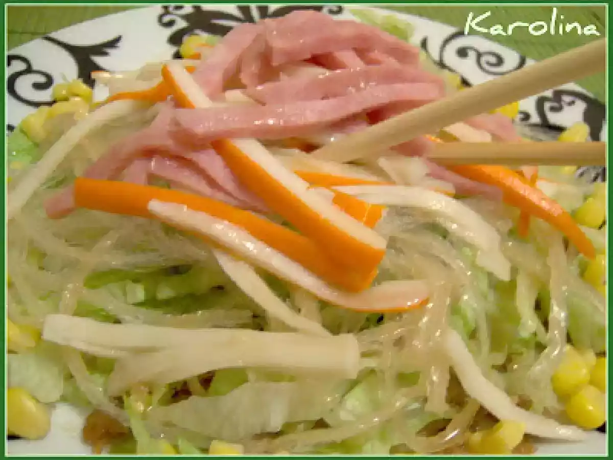 ENSALADA CHINA CON SALSA AGRIDULCE MORENA - foto 2