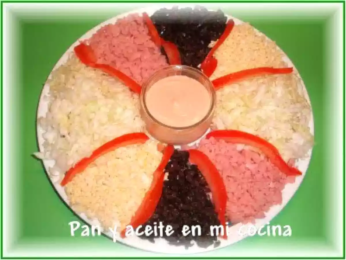 ENSALADA COLESLAW CON SALSA ROSA (THERMOMIX)