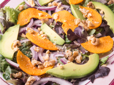 Ensalada con aguacate y calabaza asada {receta paleo}