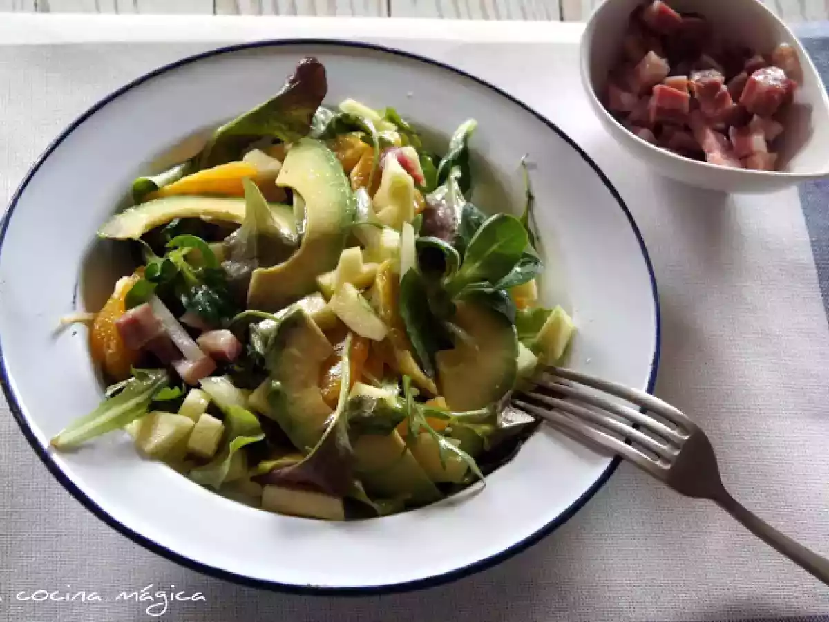 Ensalada con aguacate y lechuga - foto 2