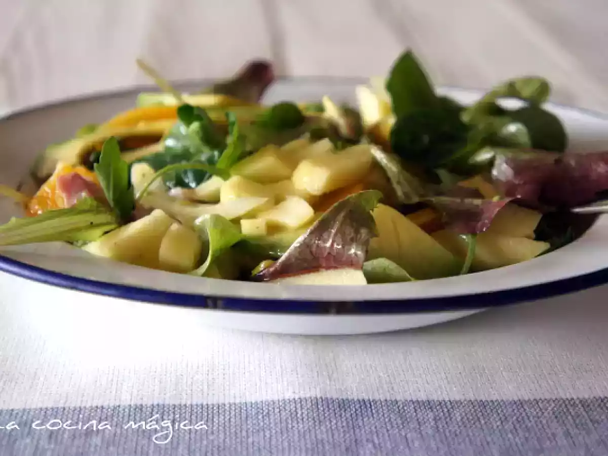 Ensalada con aguacate y lechuga - foto 3