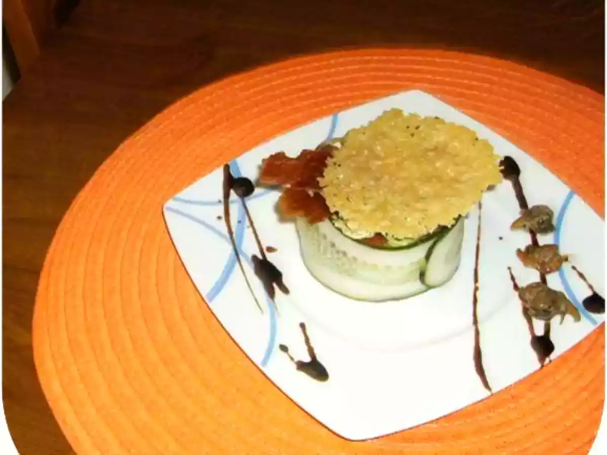 ENSALADA CON CRUJIENTES DE QUESO Y JAMON - foto 3