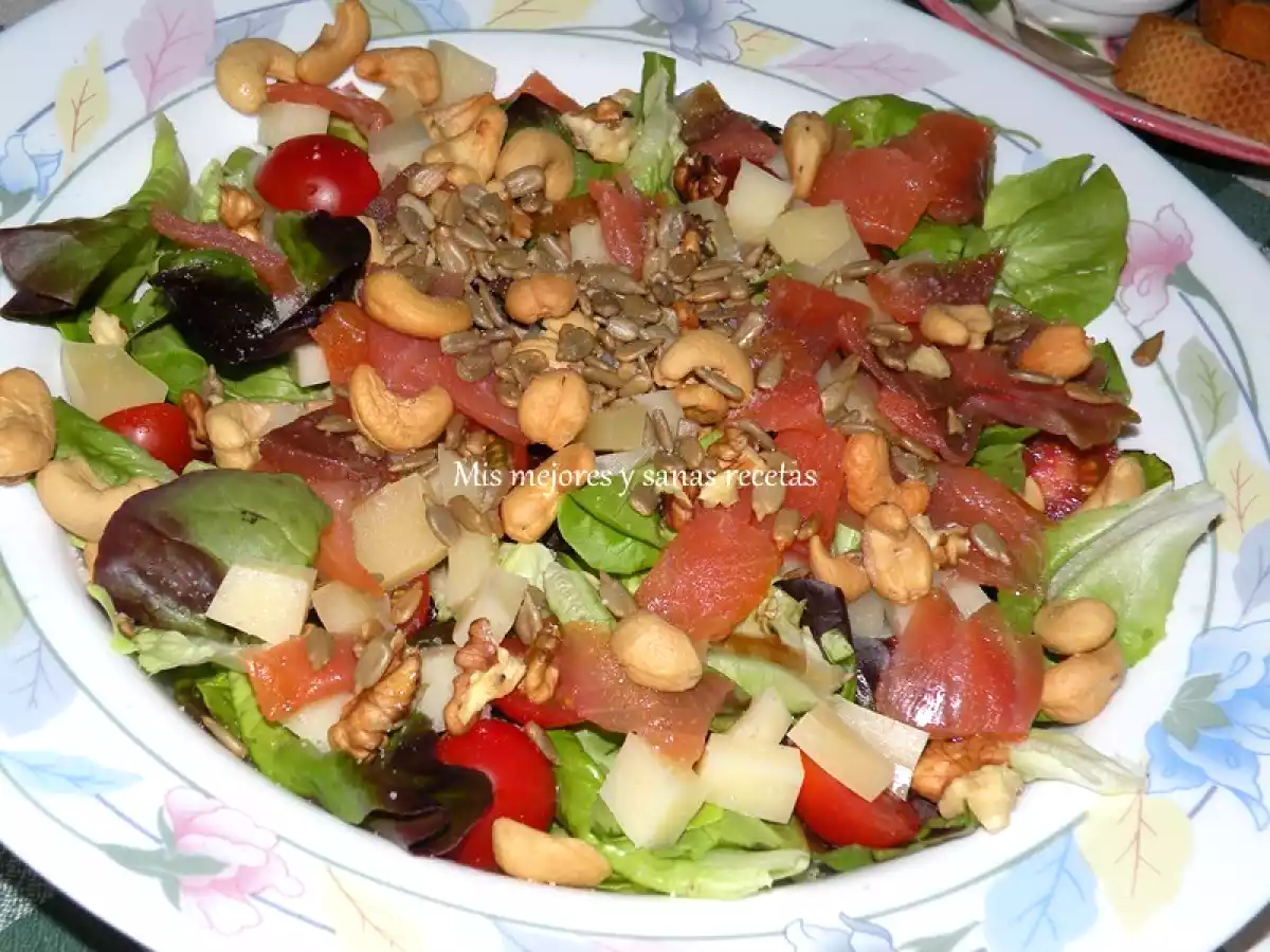 Ensalada con frutos secos