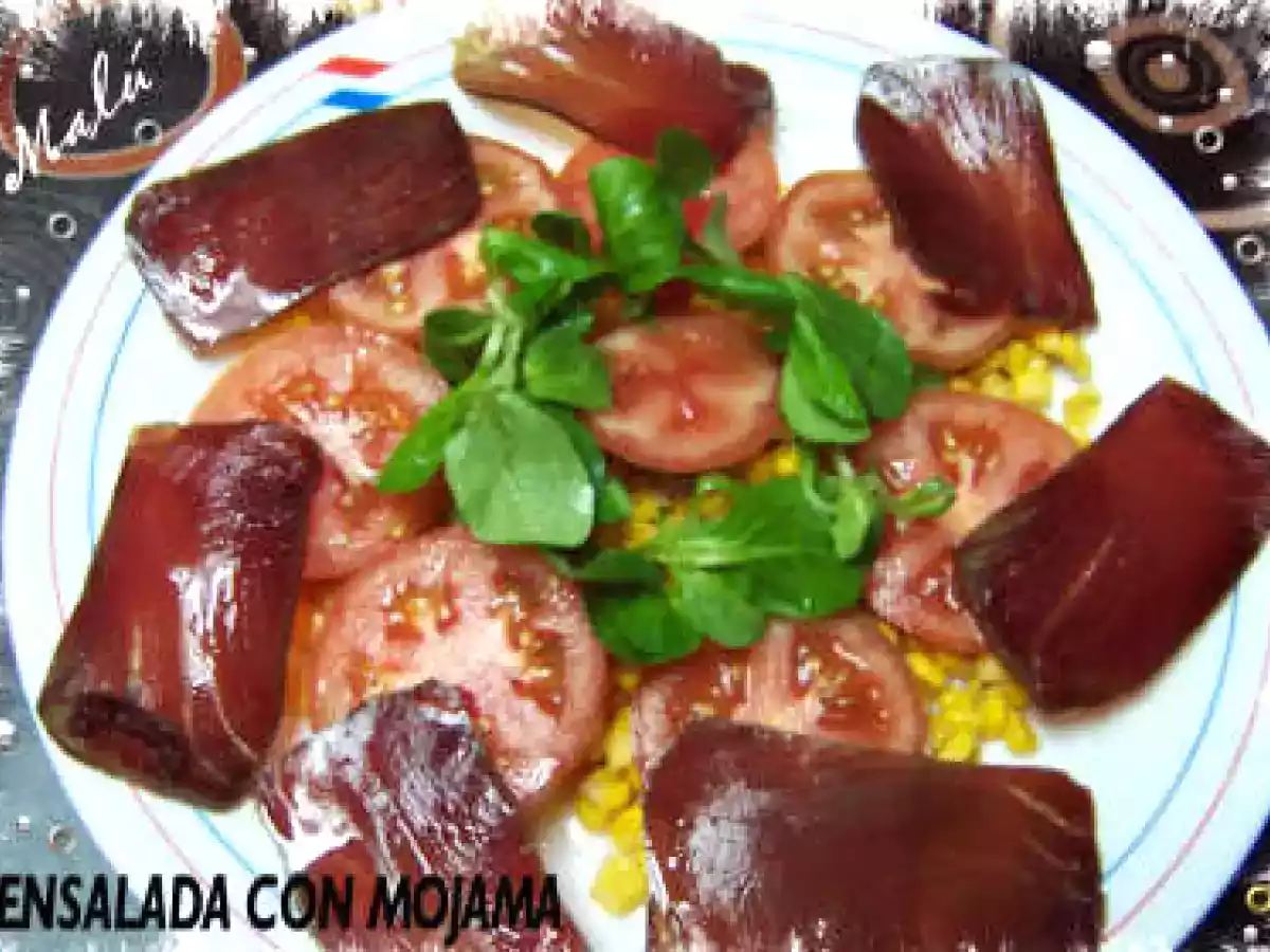 ENSALADA CON MOJAMA