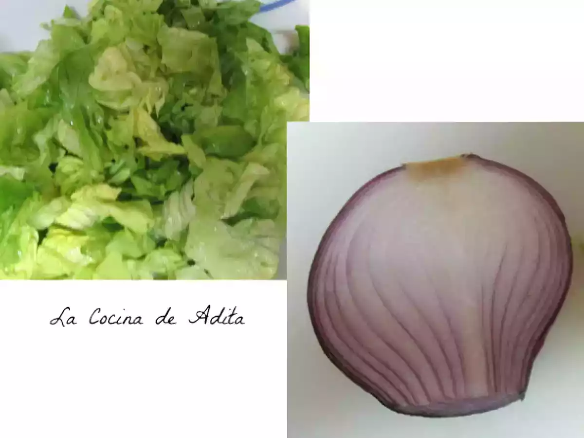 Ensalada con naranjas, bacalao y huevos cuadrados - foto 7