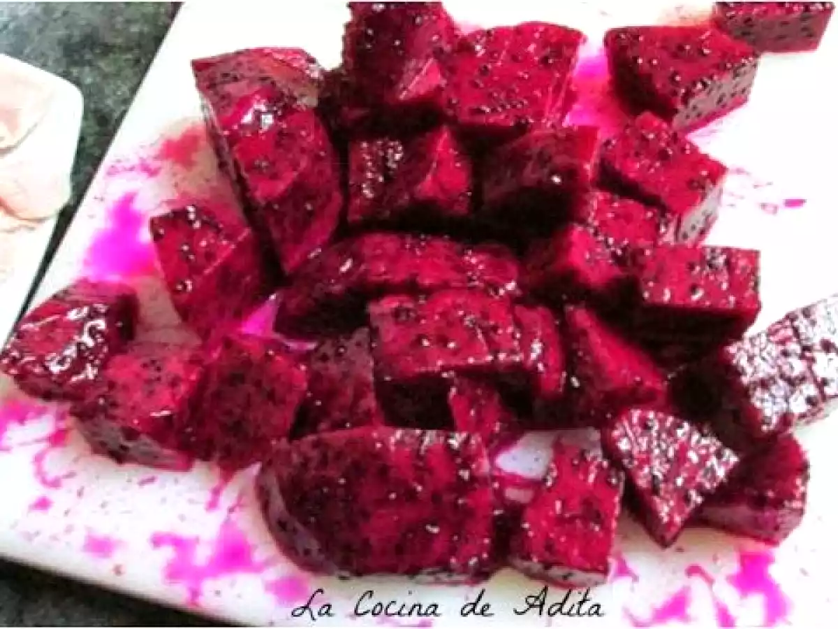 Ensalada con pitaya roja - foto 9