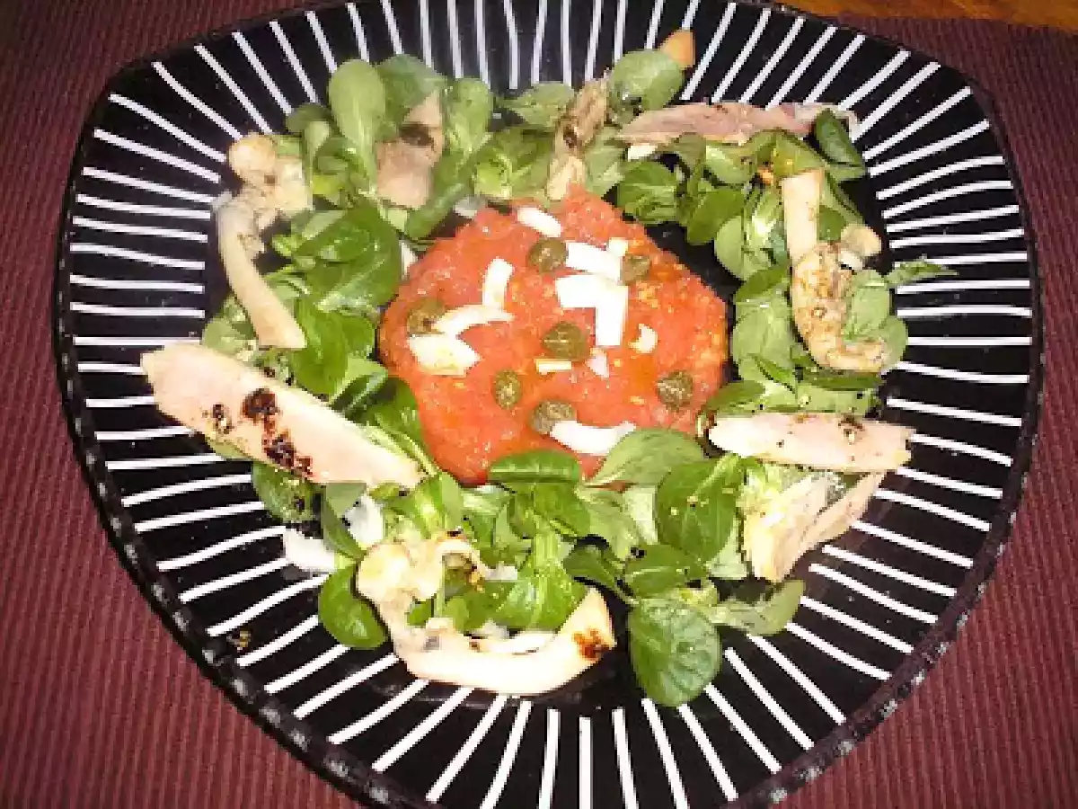 ENSALADA CON VENTRESCA DE ATÚN Y NAVAJAS,  - foto 2