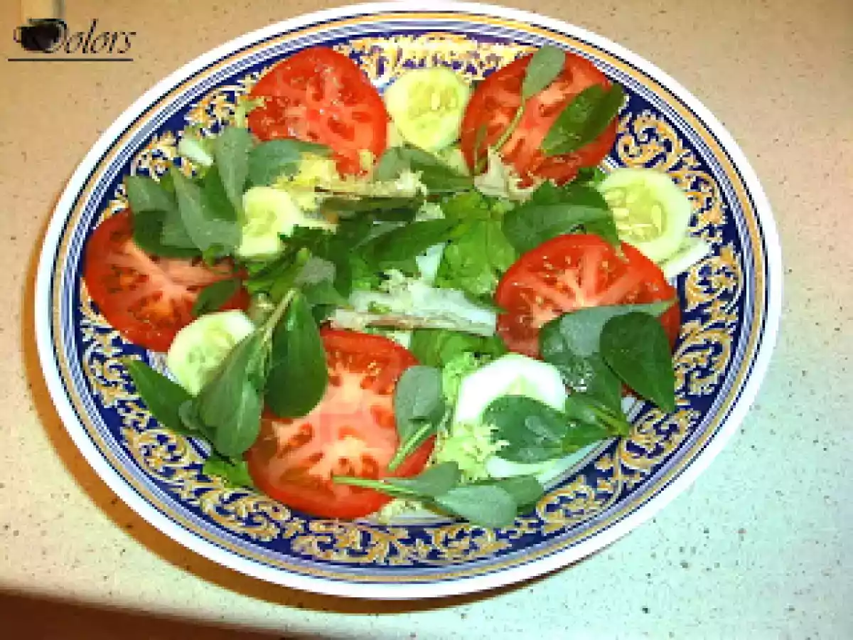 Ensalada con verdolaga