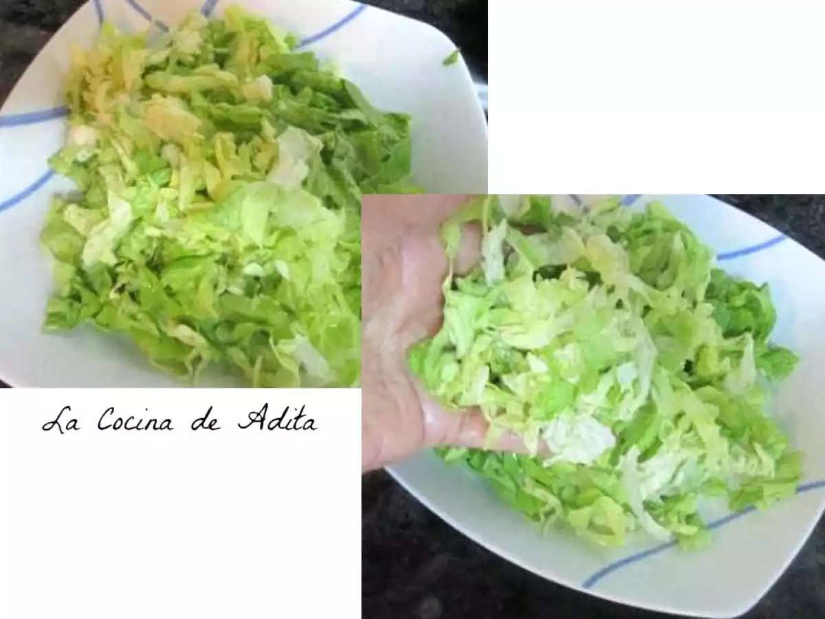 Ensalada con vieiras y huevo a la plancha - foto 5