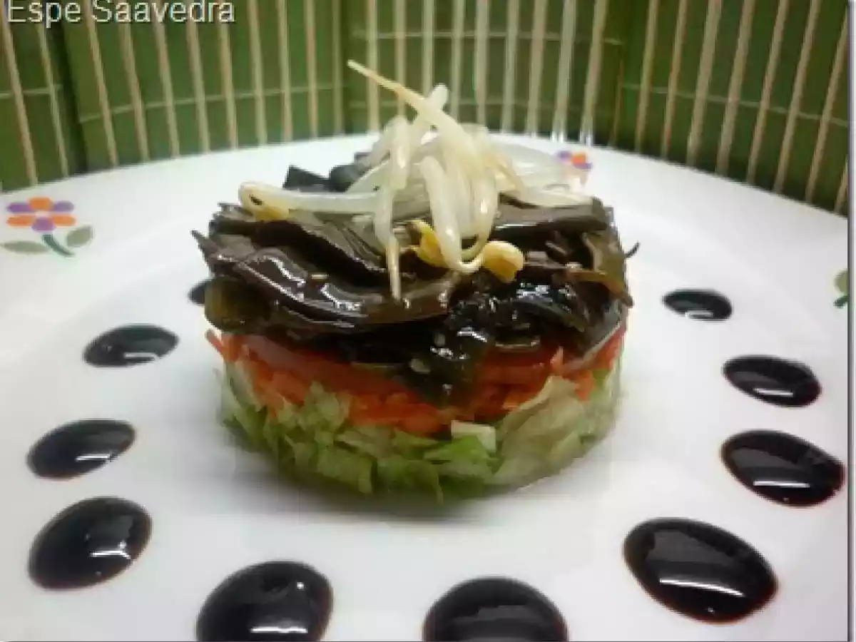 Ensalada de algas a la japonesa
