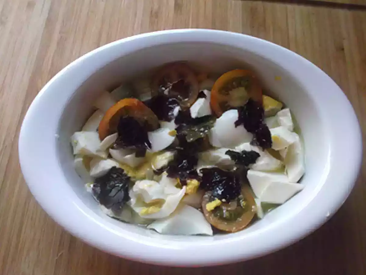 Ensalada de algas rojas (dulse)