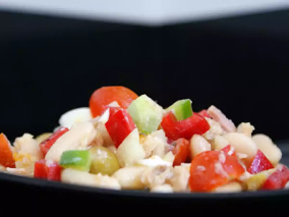 Ensalada de alubias blancas