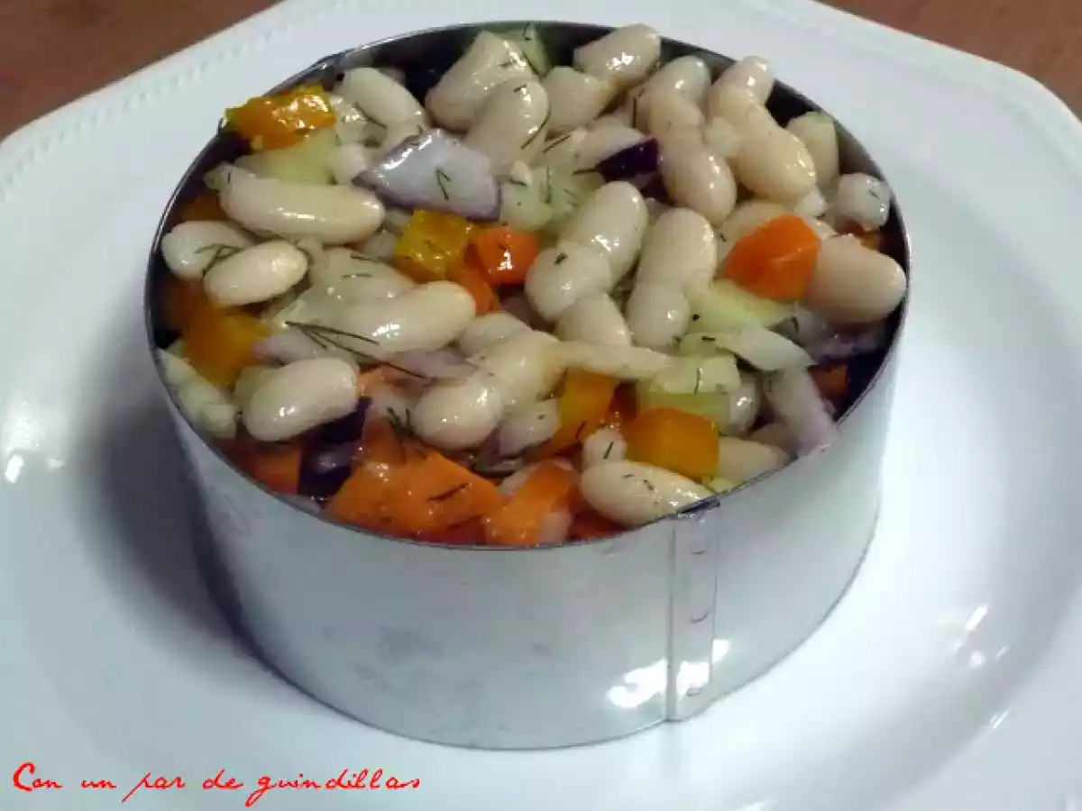 Ensalada de alubias blancas al eneldo - foto 3