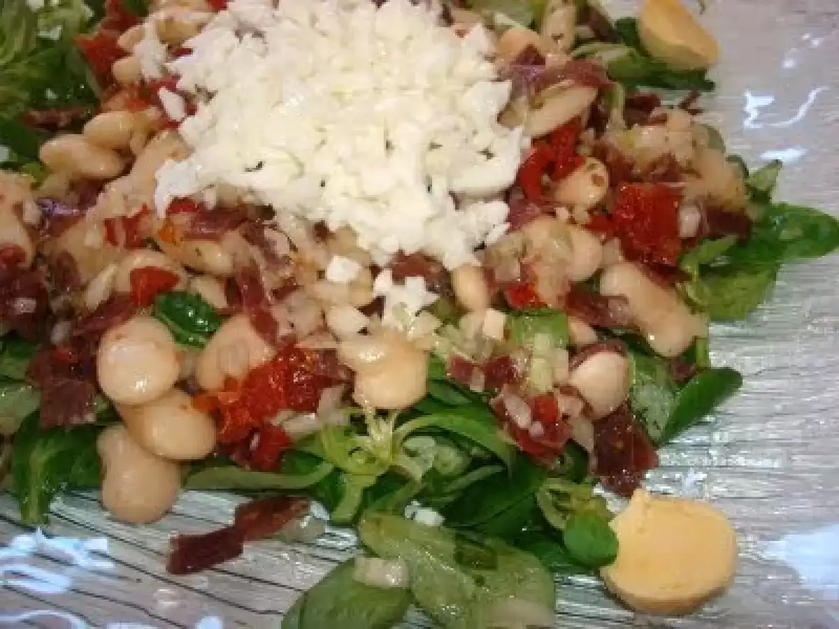 Ensalada de alubias blancas con cecina - foto 2