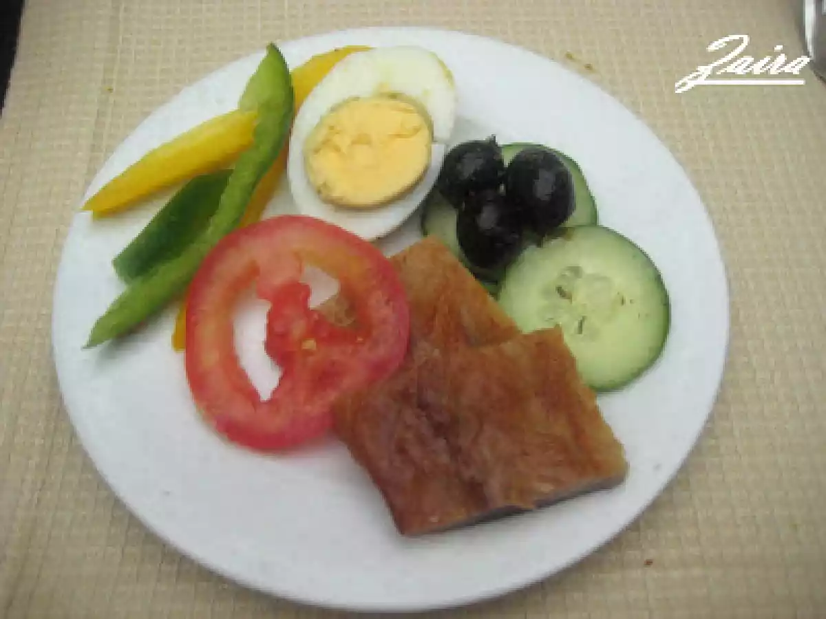 Ensalada de arenque ahumado