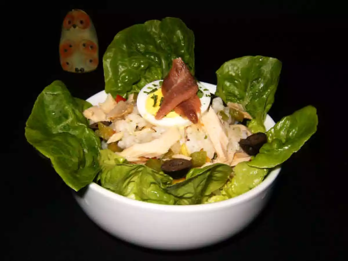 Ensalada de arroz, Bonito y Anchoas - foto 2