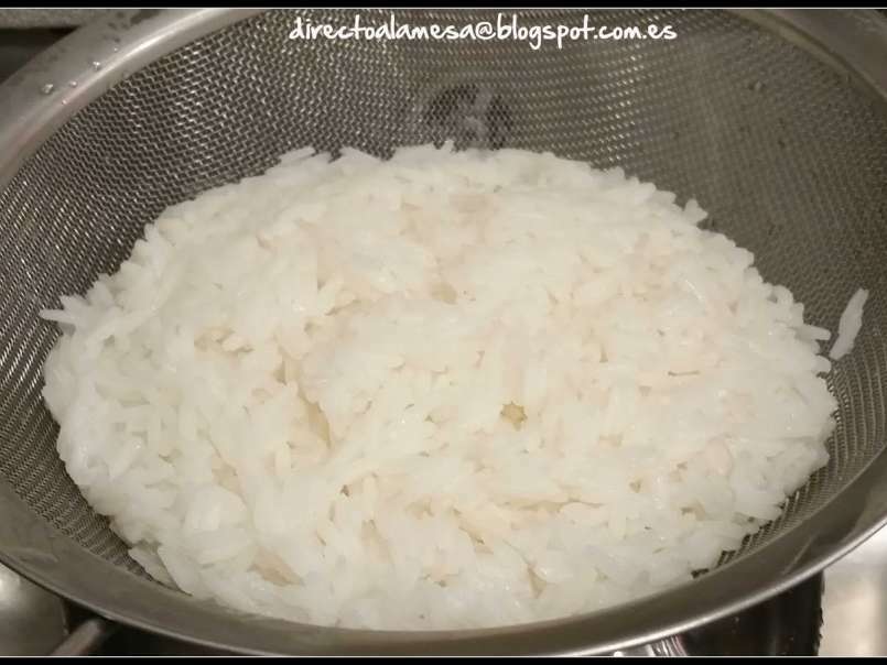 Ensalada de arroz, piña y salsa rosa - foto 5