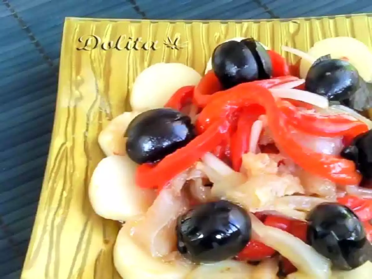 Ensalada de bacalao ahumado y palmitos - foto 2