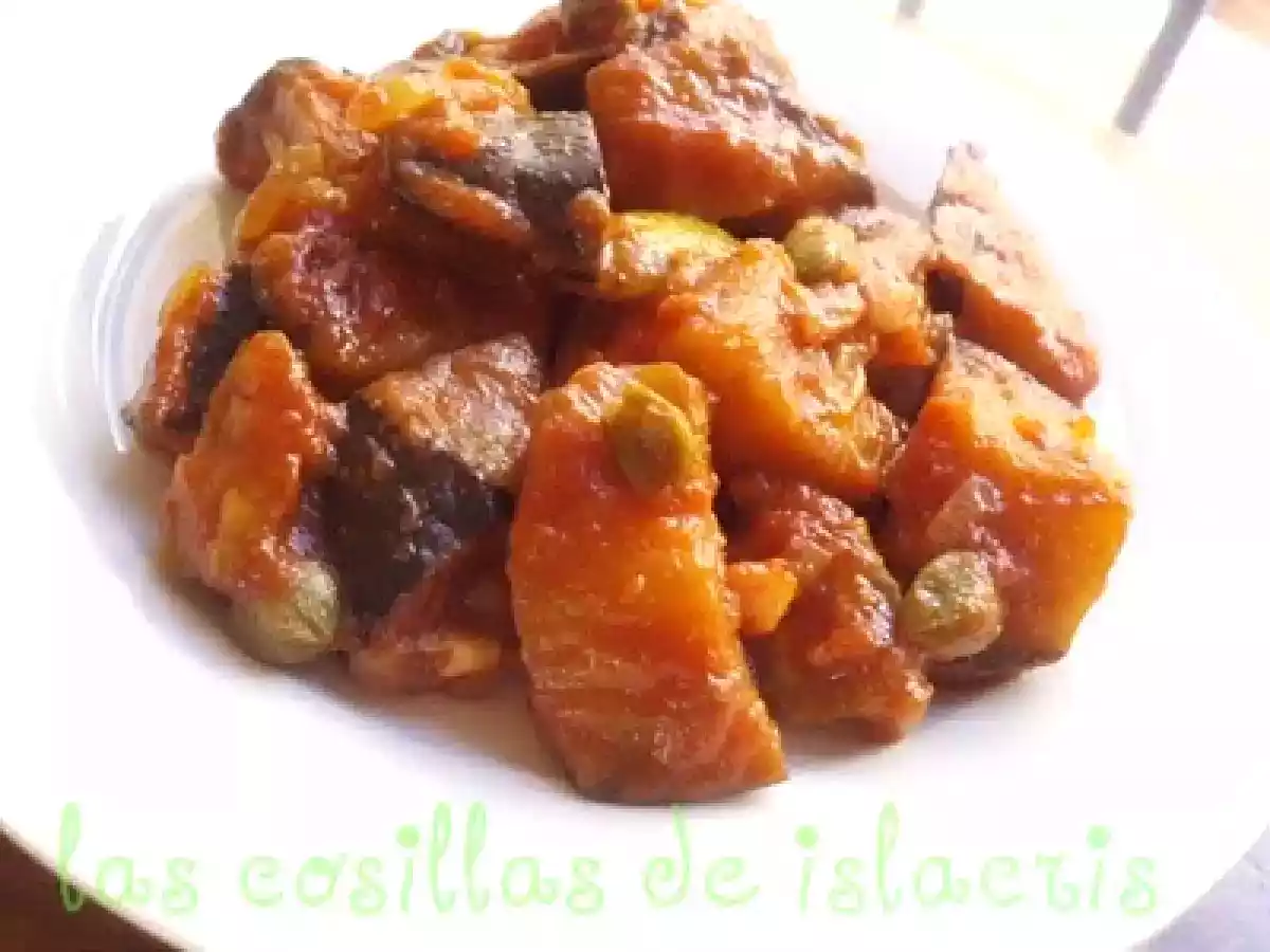 Ensalada de berenjenas agridulce