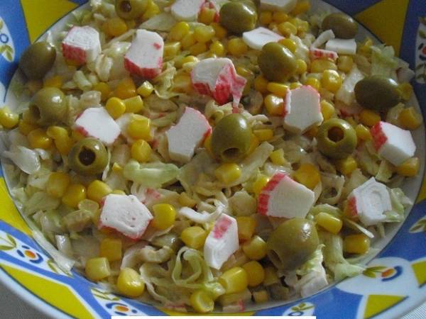 ENSALADA DE BOCAS DE MAR EN SALSA ROSA