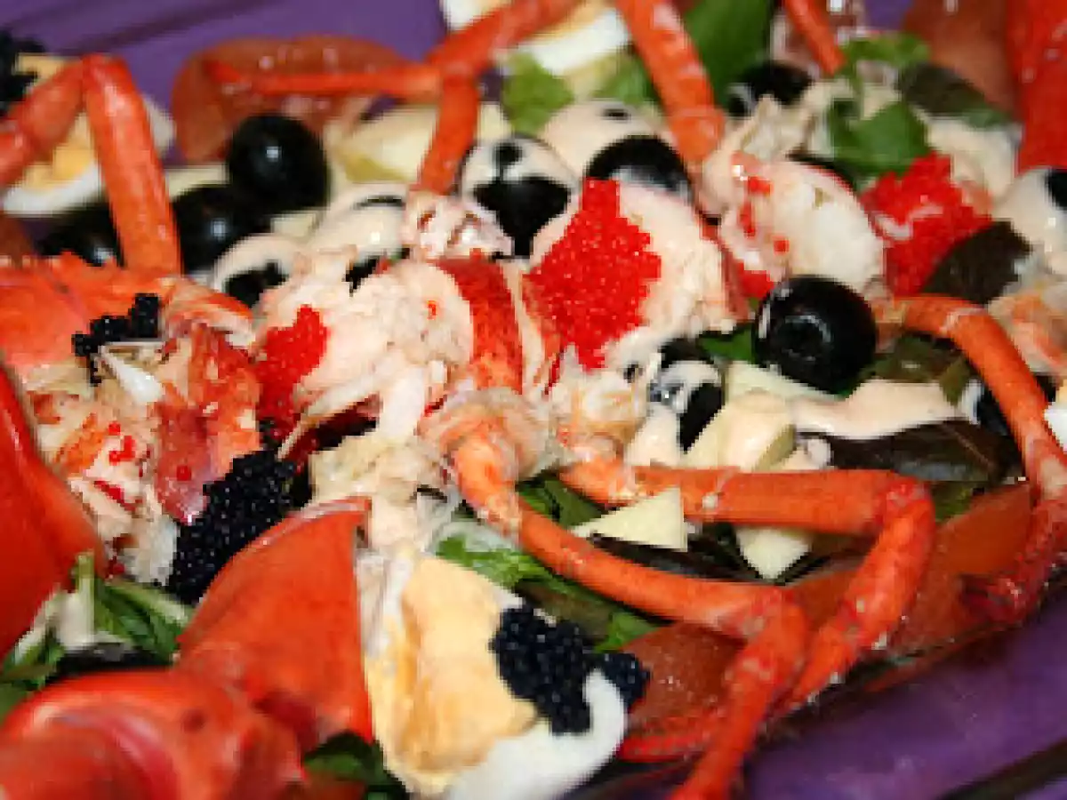 Ensalada de Bogavante con salsa rosa - foto 2