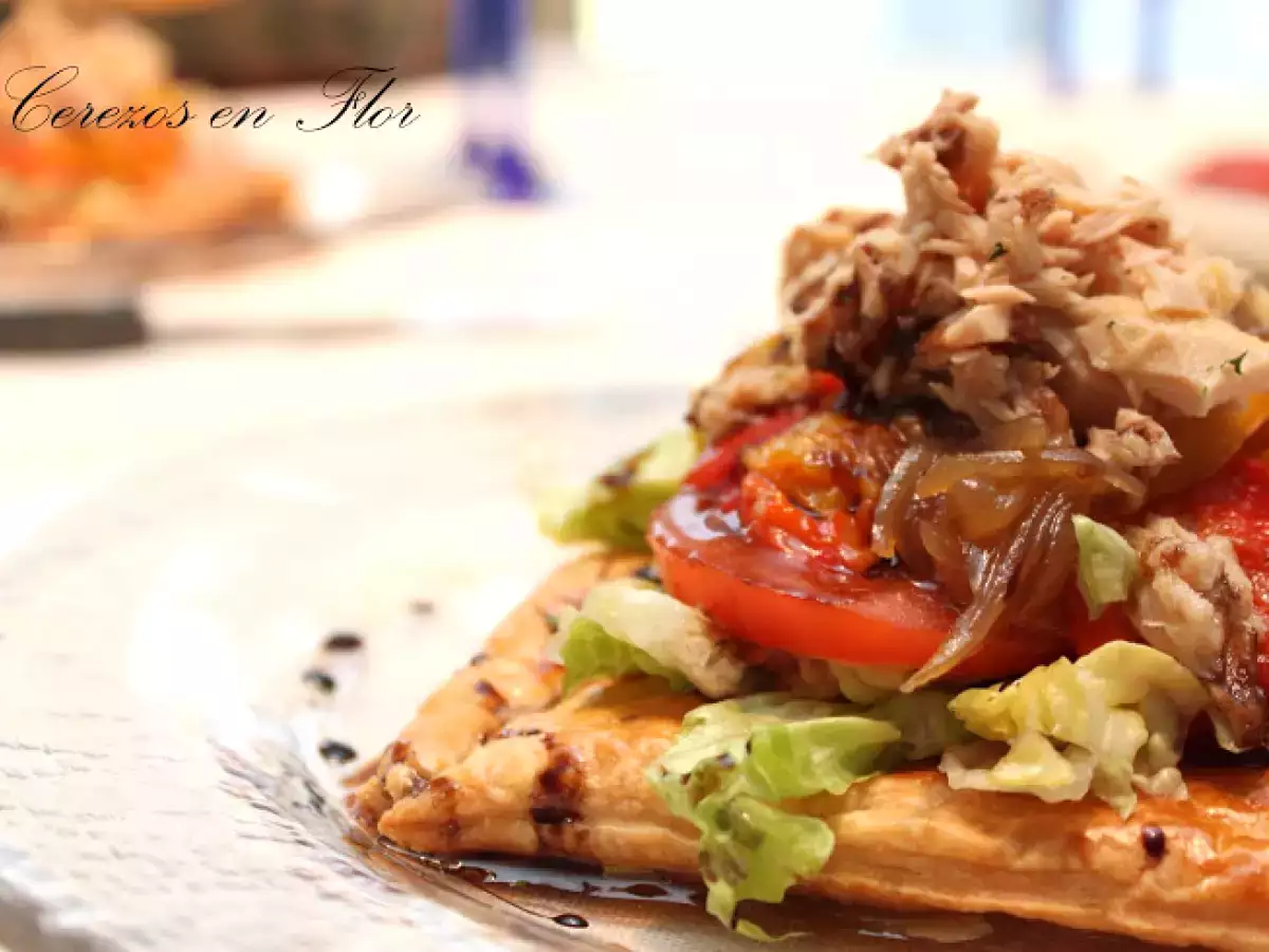Ensalada de bonito en hojaldre - foto 3
