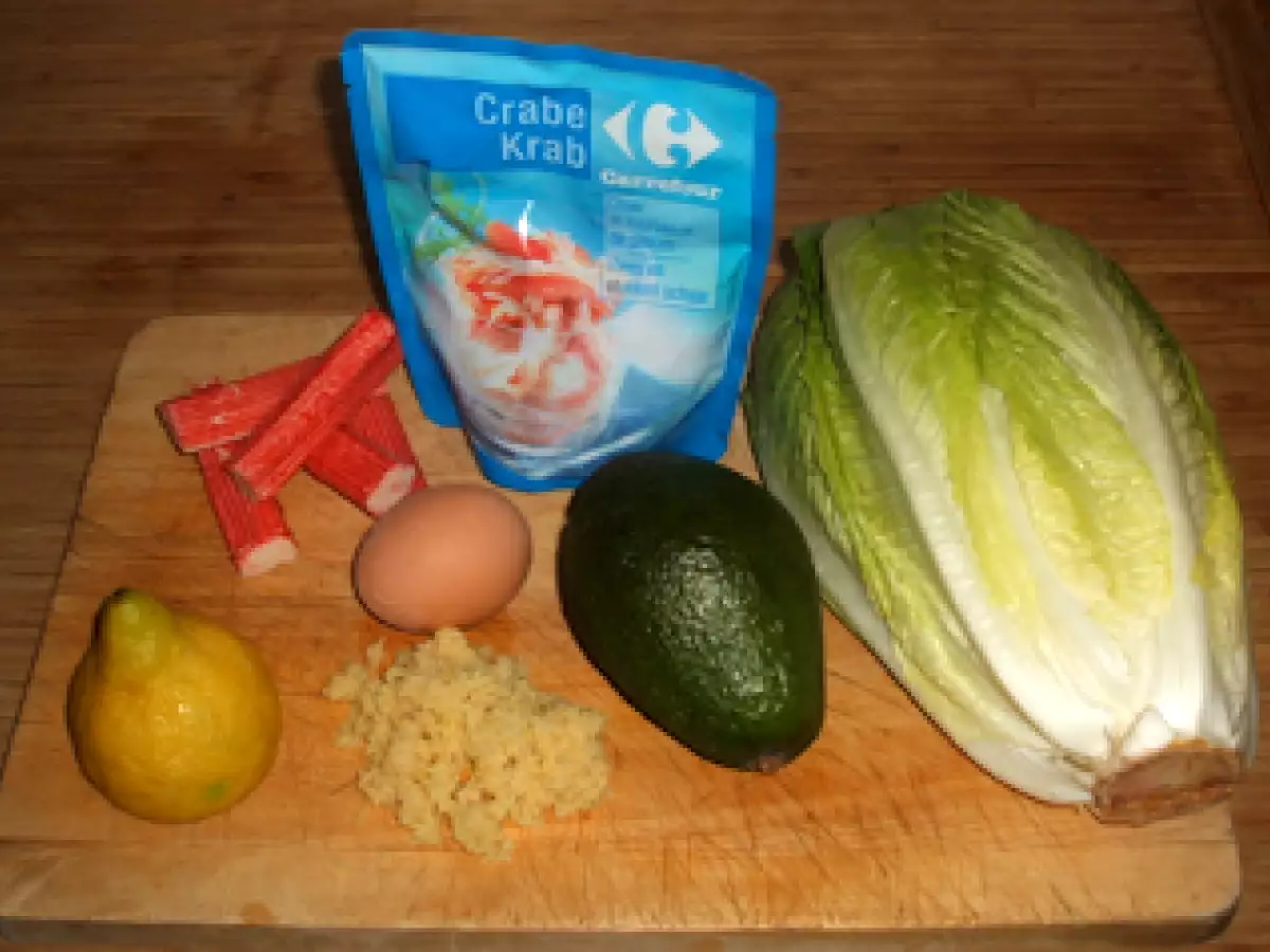Ensalada de cangrejo con dressing - foto 2