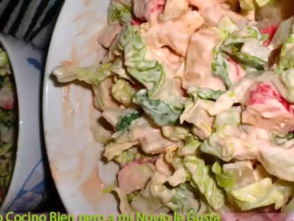 Ensalada de Cangrejo y Piña