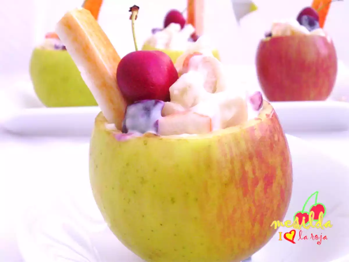 ENSALADA DE CEREZAS Y MANZANA - foto 2