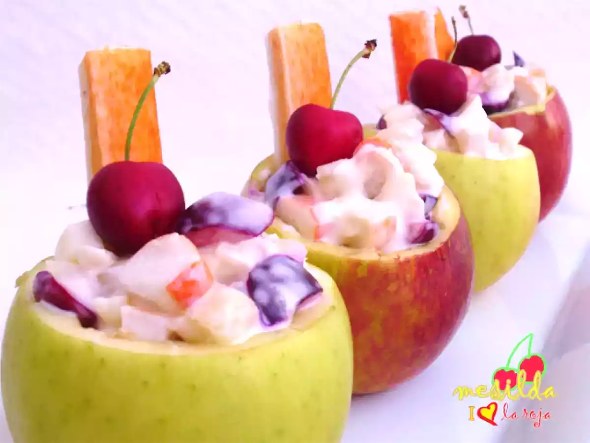 ENSALADA DE CEREZAS Y MANZANA - foto 3