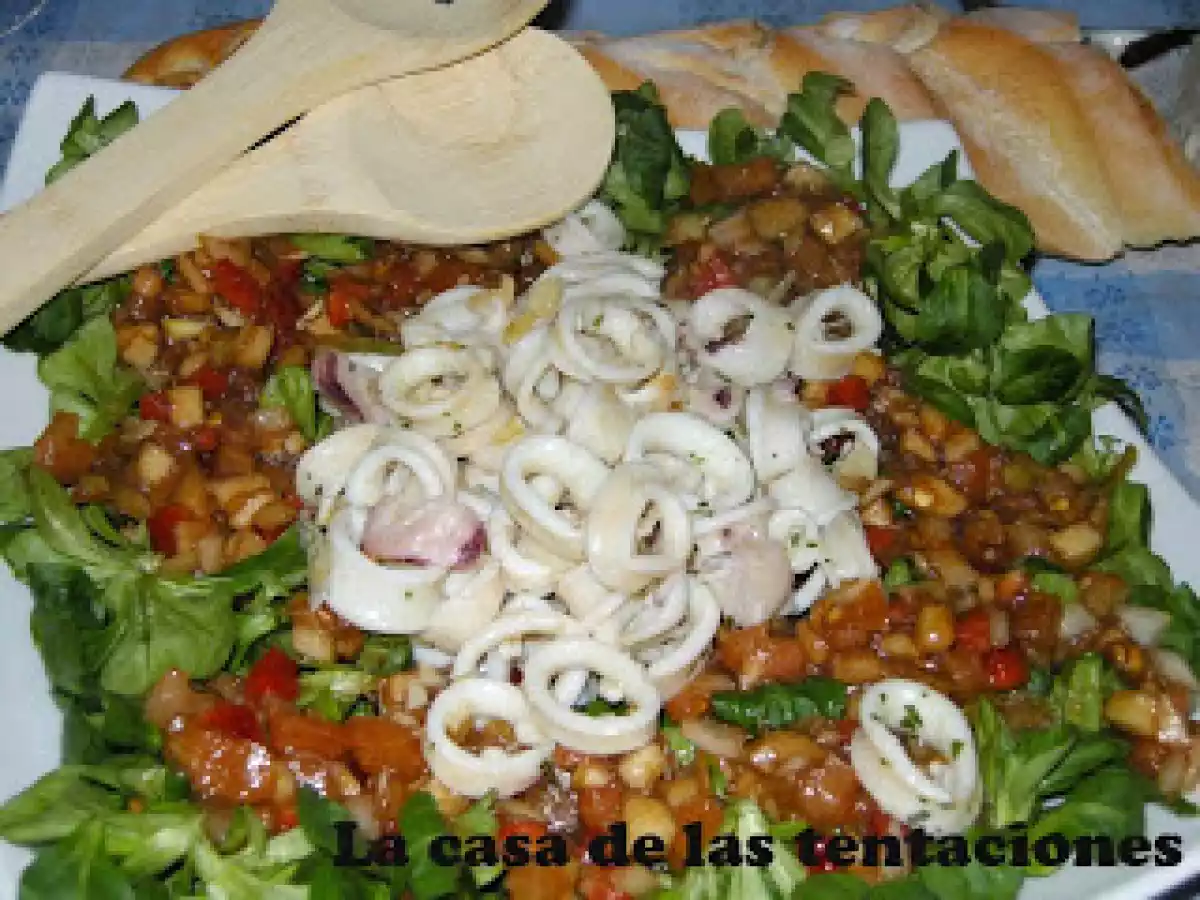 Ensalada de chipirones
