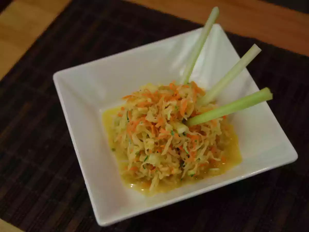 Ensalada de chucrut a la mostaza, FitKen