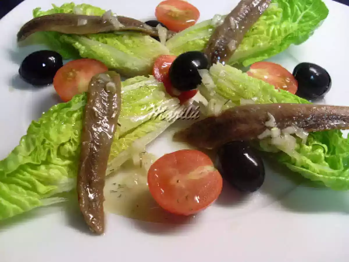 ENSALADA DE COGOLLOS Y ANCHOAS - foto 3