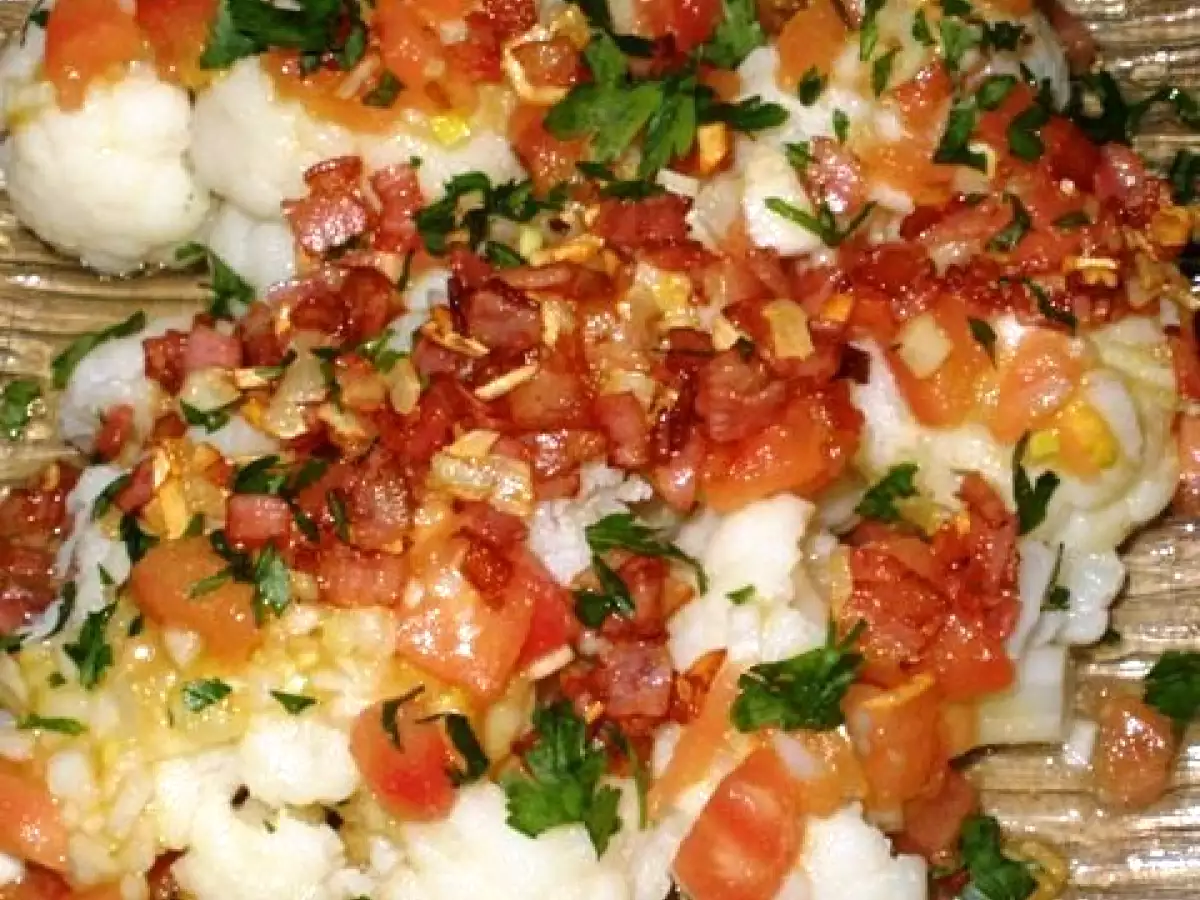 Ensalada de Coliflor y Atún a la Plancha - foto 2