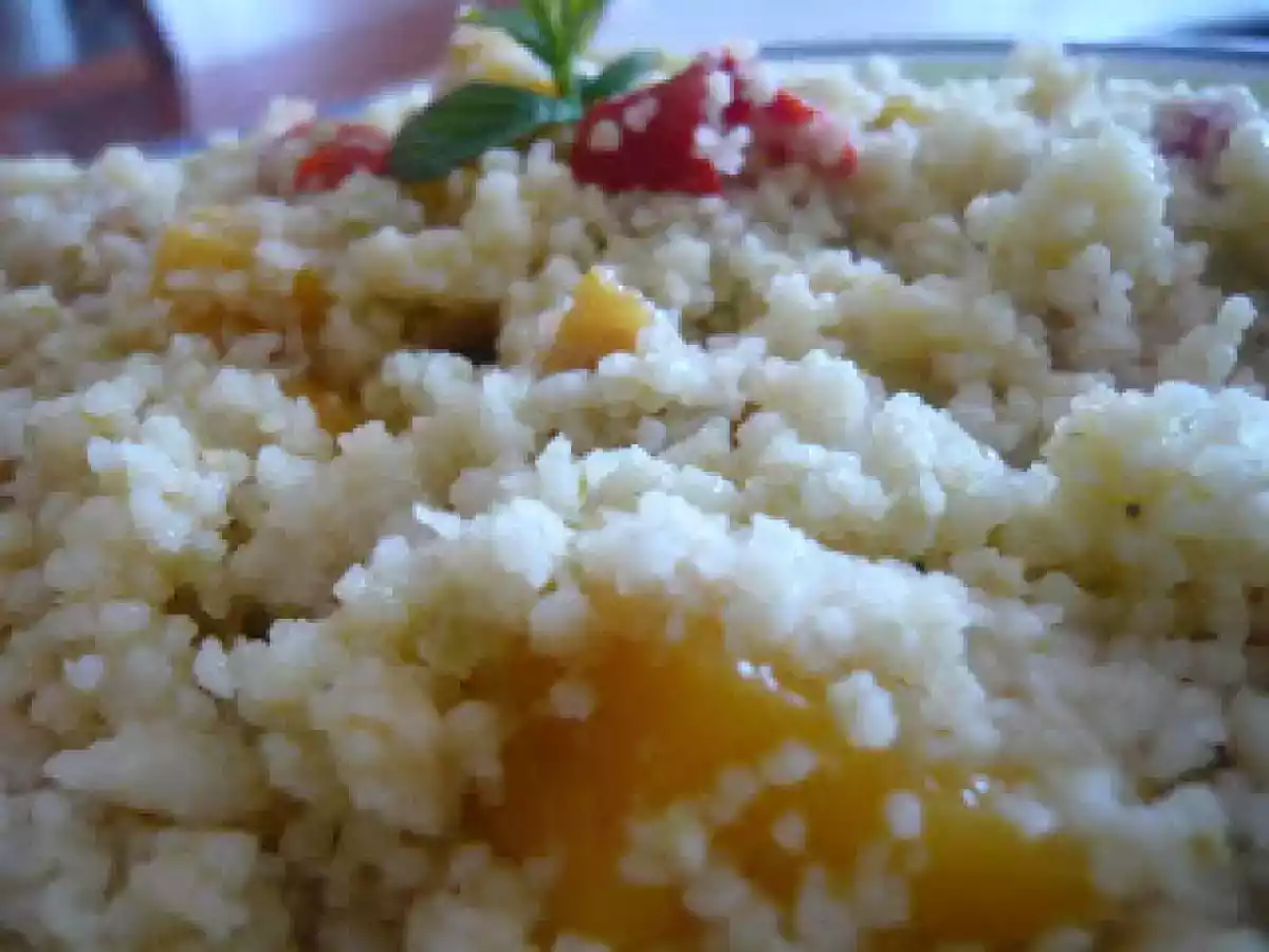 Ensalada de cuscús y mango con menta - foto 3