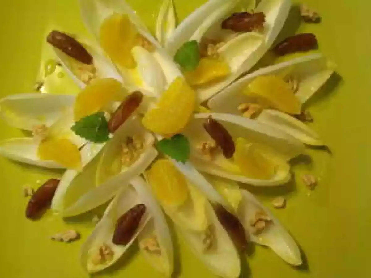 Ensalada de endivias con naranja