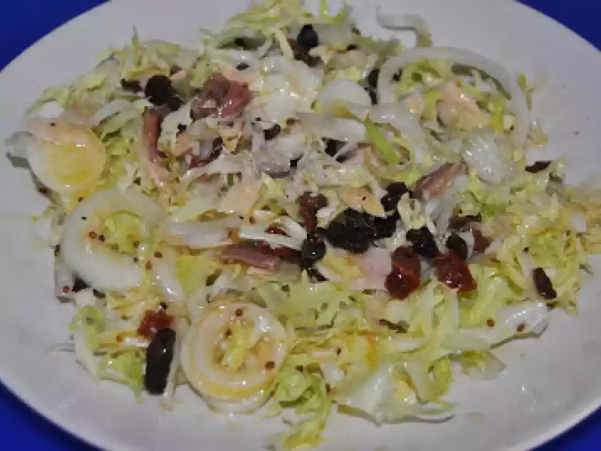 Ensalada De Escarola Con Vinagreta De Miel Y Mostaza