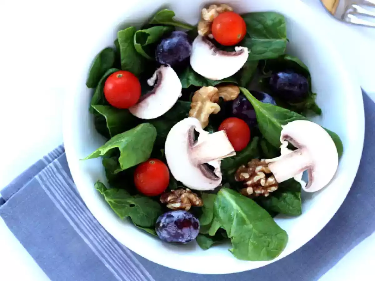 Ensalada de espinacas - foto 3