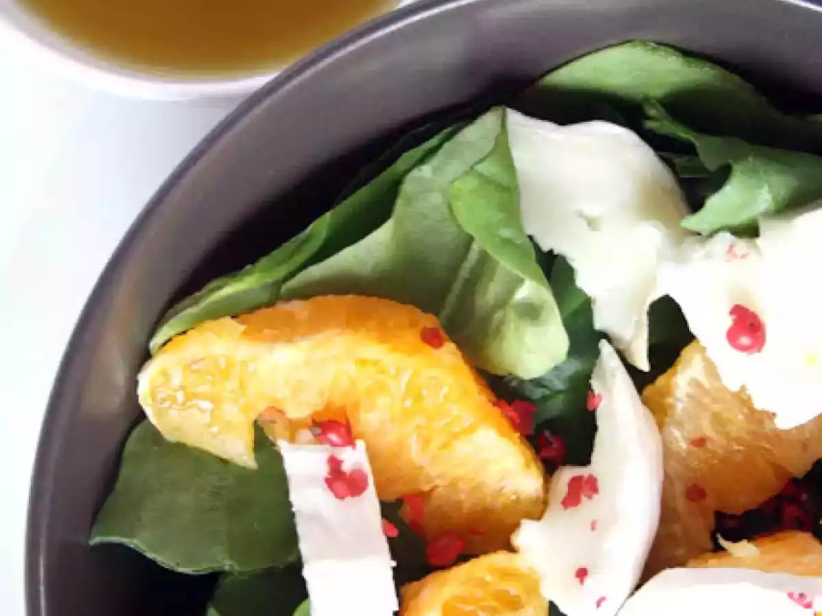 Ensalada de espinacas y queso - foto 2