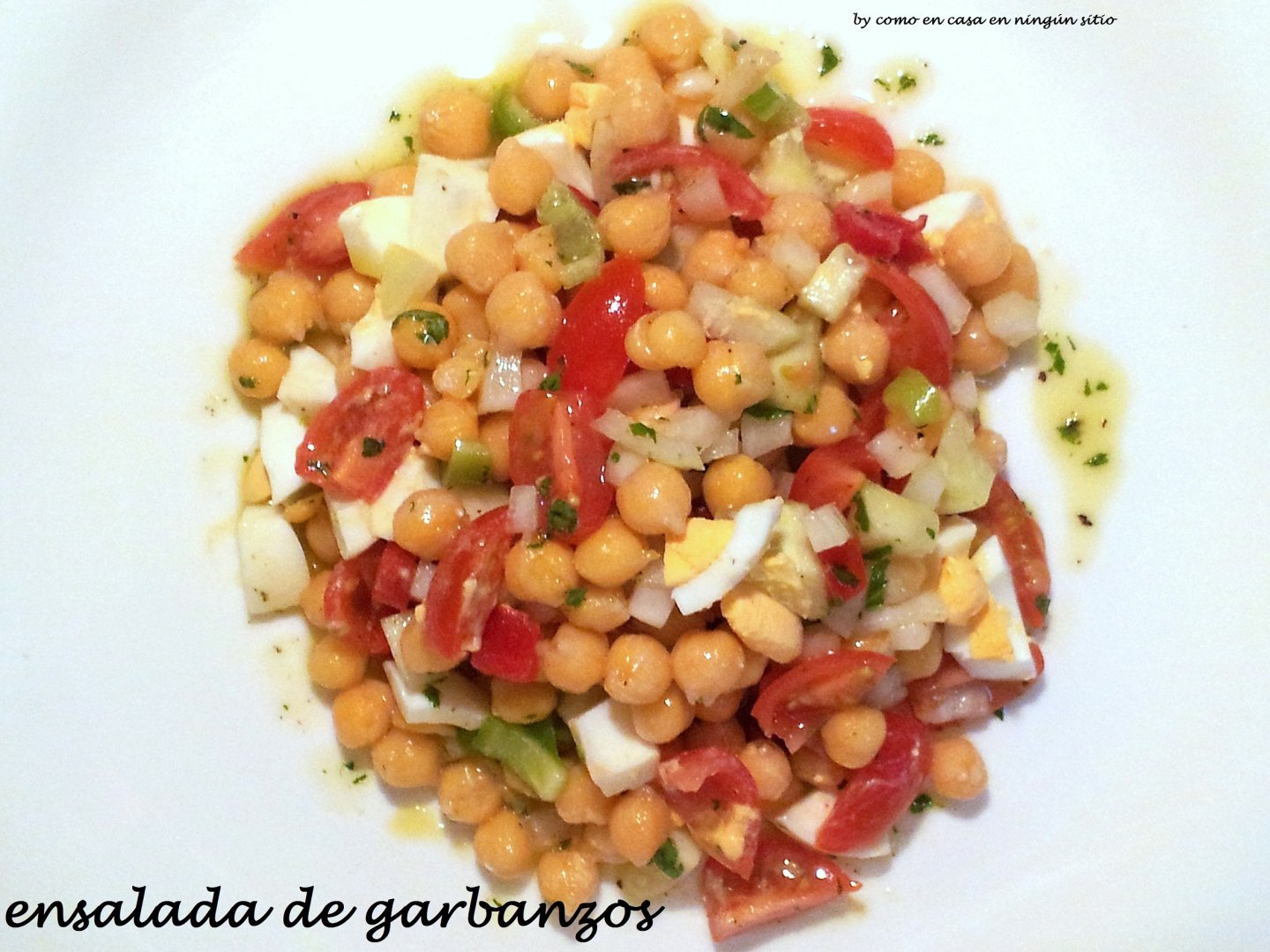 Ensalada de garbanzos Receta Petitchef