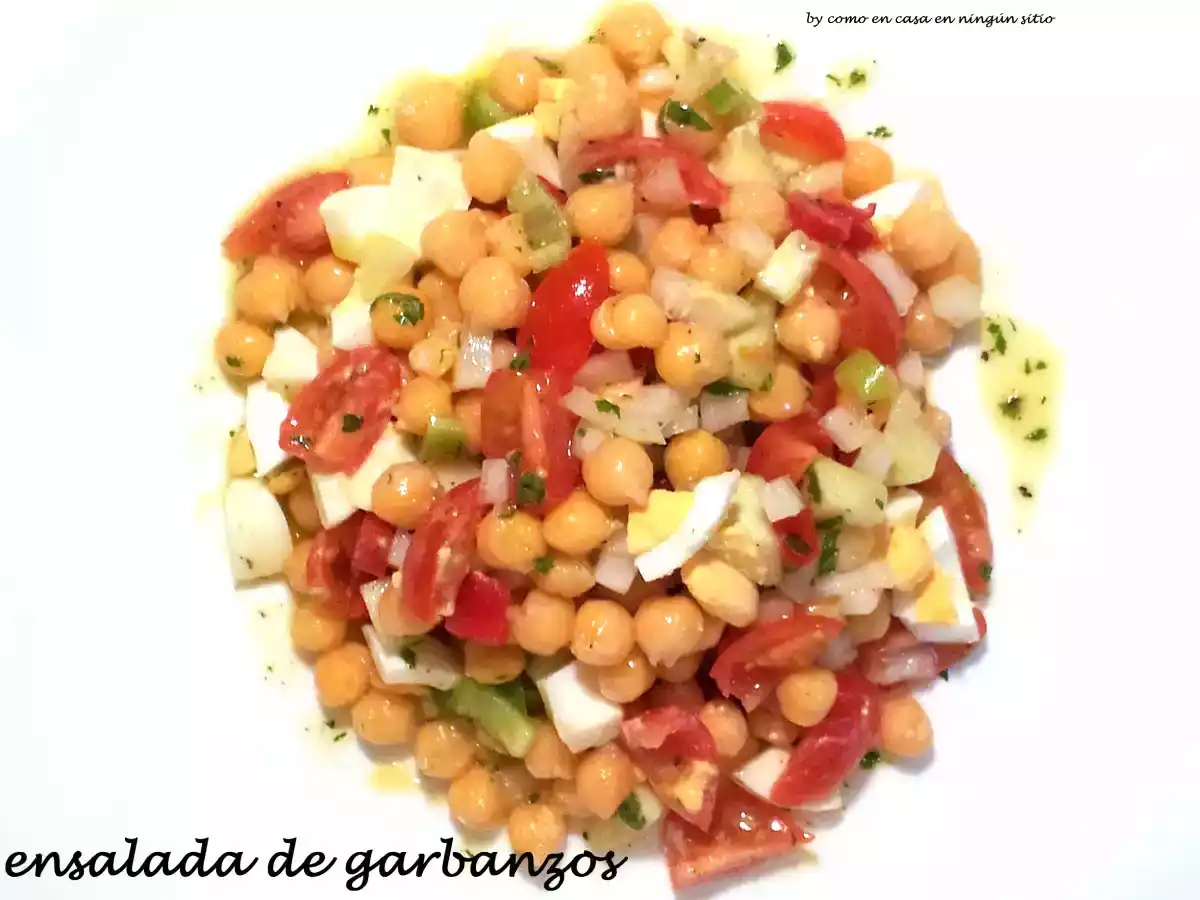 Ensalada de garbanzos